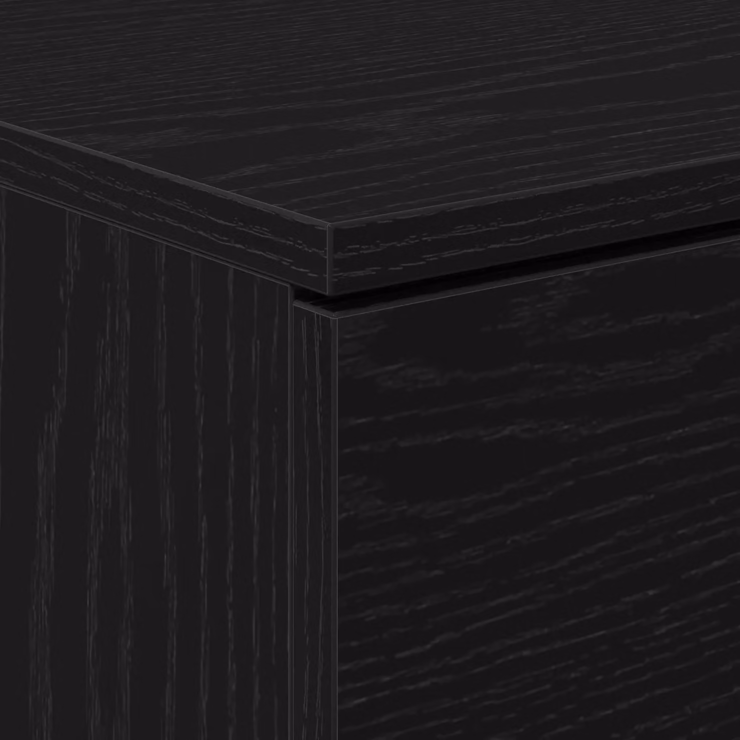 Berkfield Home Nightstands 2 Pack, Black Oak, W/D/H: 40 x 65 x 65 cm – 5