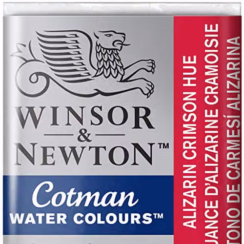 Winsor & Newton Cotman Alizarin Crimson Hue Half Pan Watercolour Paint
