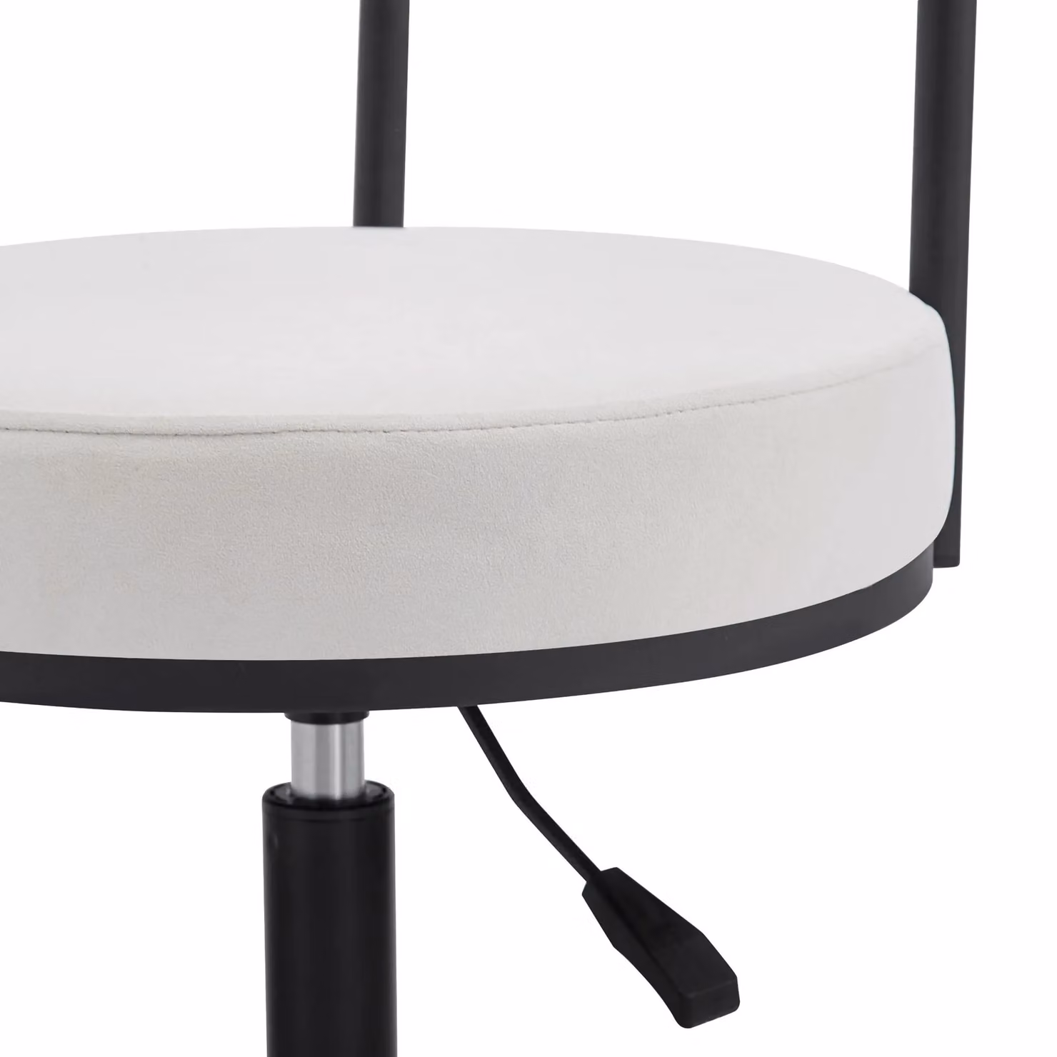 Nordlys Ergonomic Adjustable Office Chair in Beige Fabric with Metal Frame – 3