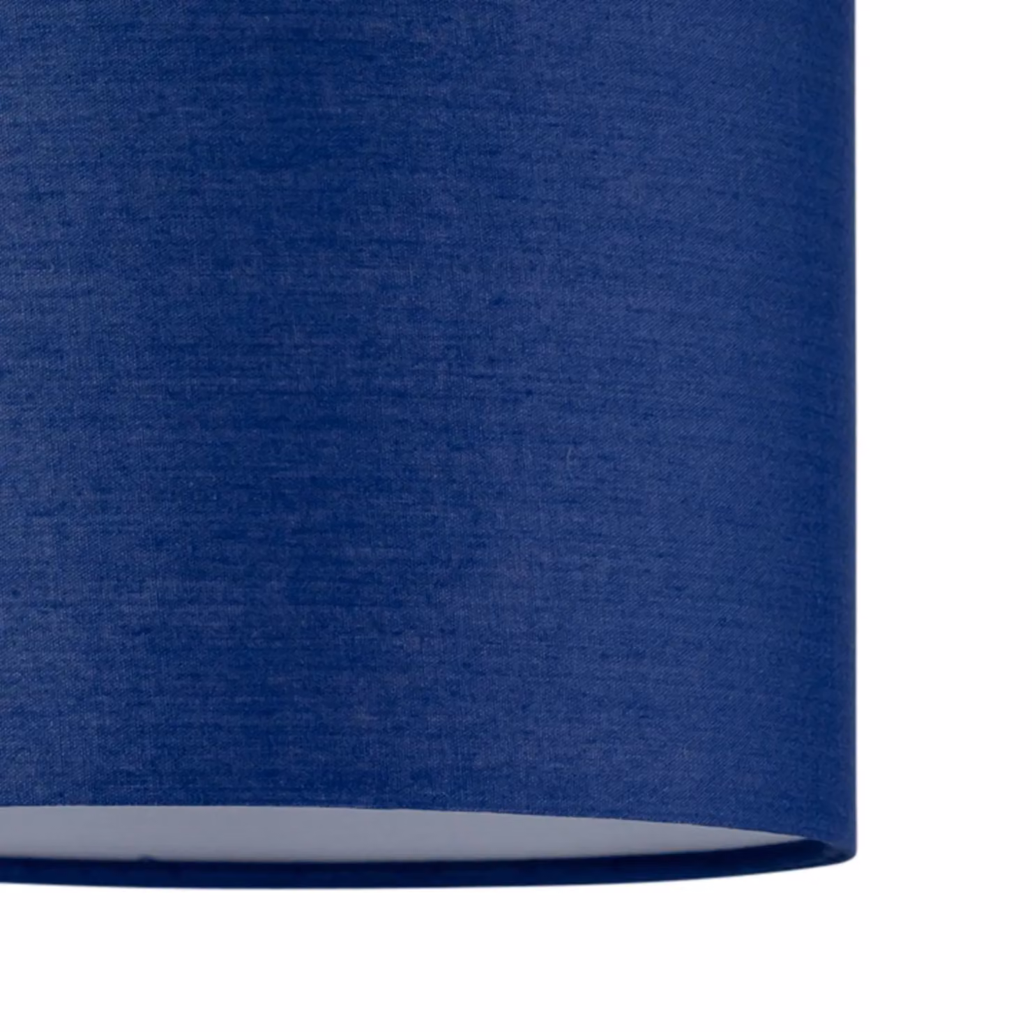 First Choice Lighting Blue Fabric Cylinder Table Lamp Shade, Diameter: 17 cm – 3