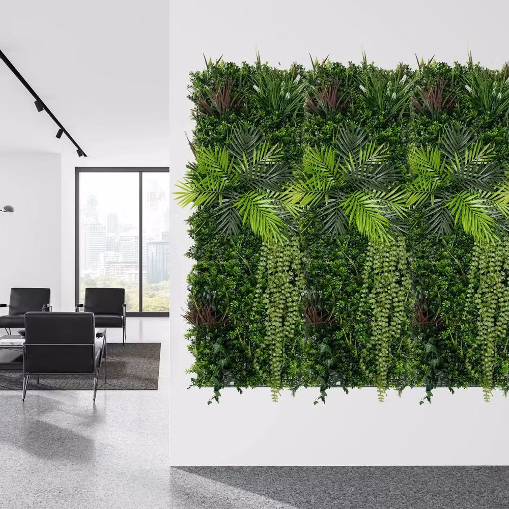 Monstershop Alina Artificial Wall Tiles, 2 Pack, Green, W/H: 50 x 150 cm – 7