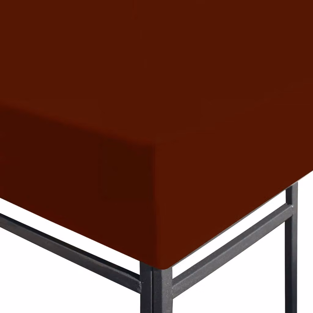 Berkfield Home Gazebo Top Cover, Brown, 3 x 3 m – 2