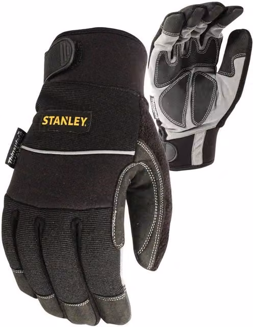 Stanley Sy840 Winter Performance Gloves, Large, Black and Multicolour