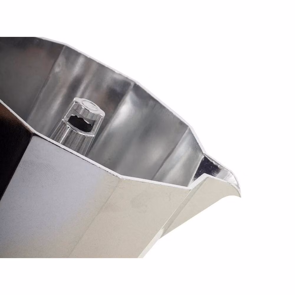 VOGREX Stainless Steel and Aluminium Stovetop Coffee Maker, 450ml, Silver – 5