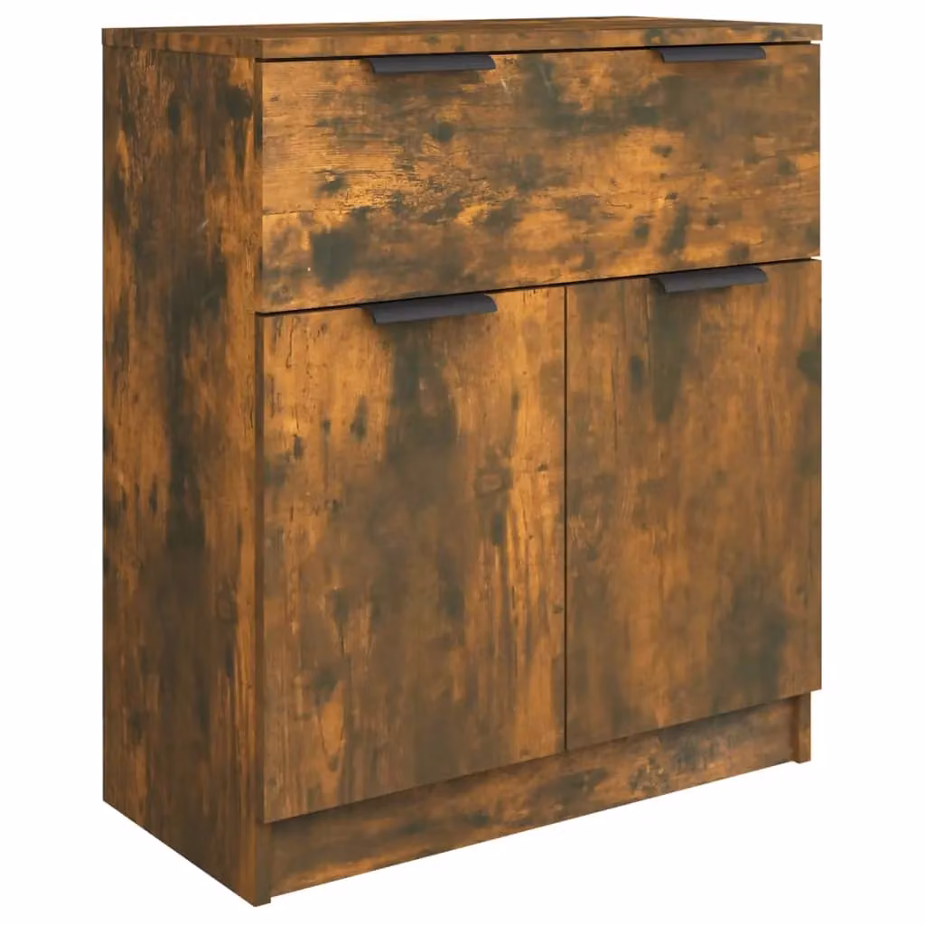 Berkfield Home Modern Smoked Oak Sideboard in Brown, W/D/H: 60 x 30 x 70 cm – 2