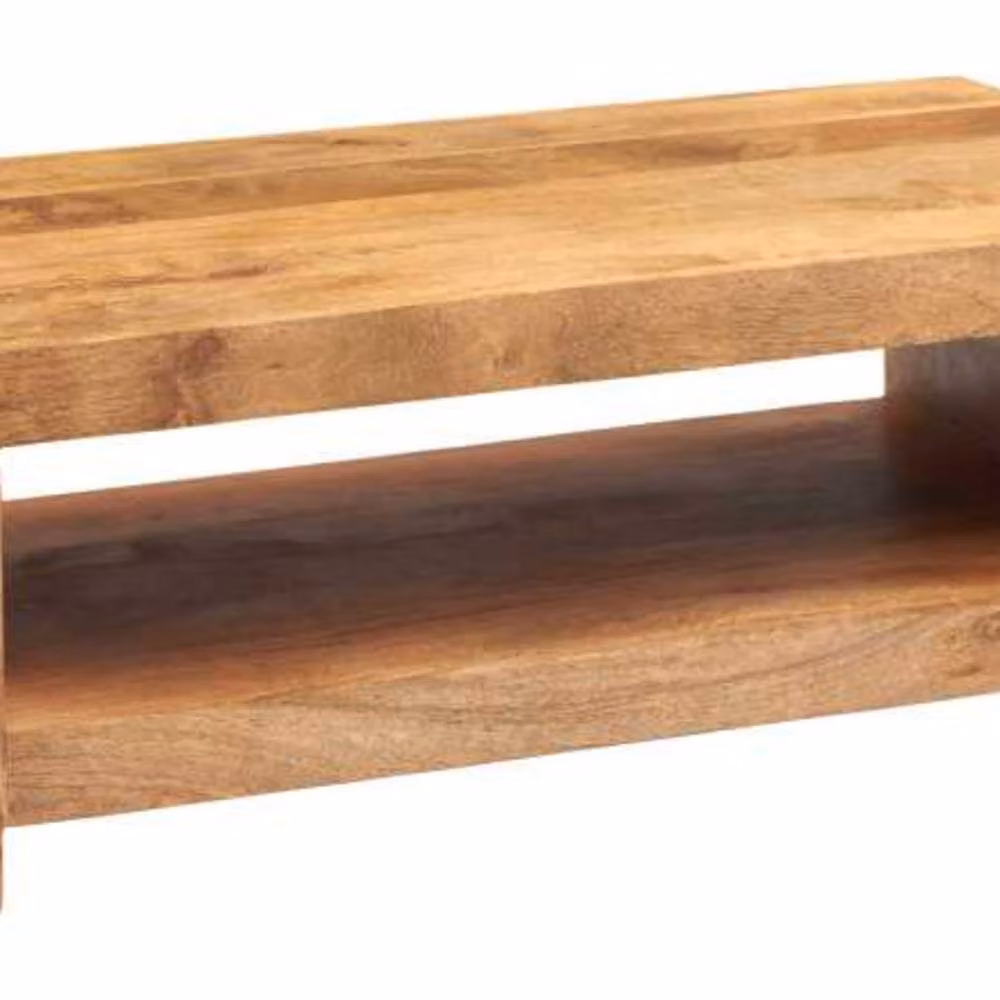 Wyld Haus Manila Large Mango Wood Coffee Table in Brown, W/D/H: 60 x 60 x 31 cm – 2