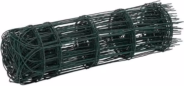 Berkfield Home Decorative Garden Border Fence, Powder-coated Green Steel, 25 x 0.65 m