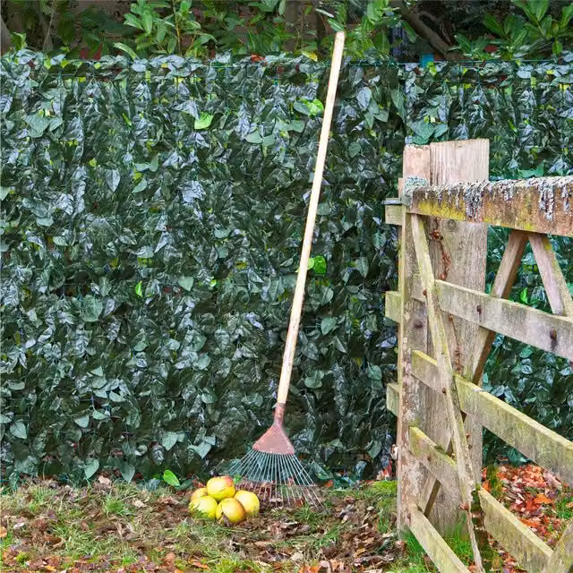Primrose Artificial Ivy Leaf Hedge Roll Screening, Green, Height: 150 cm