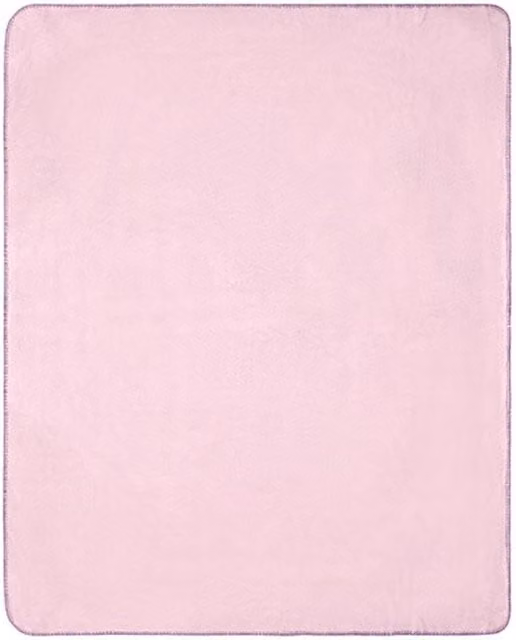 James and Nicholson Pink Plain Fleece Blanket
