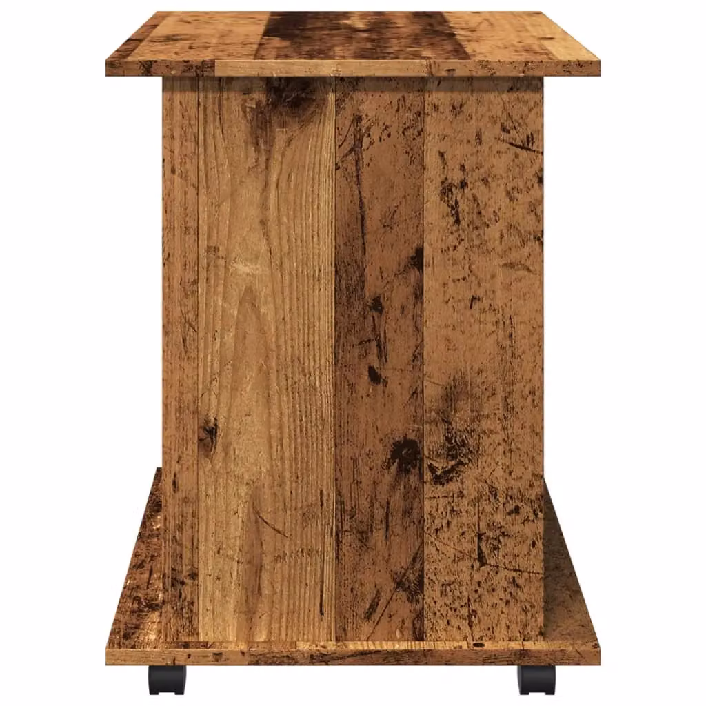 Berkfield Home Rolling Cabinet in Brown Old Wood, W/D/H: 60 x 45 x 60 cm – 6