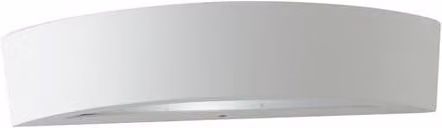 Netlighting Tucson Outdoor Flush Wall Lamp in White Aluminium with E14 Socket and IP44 Rating