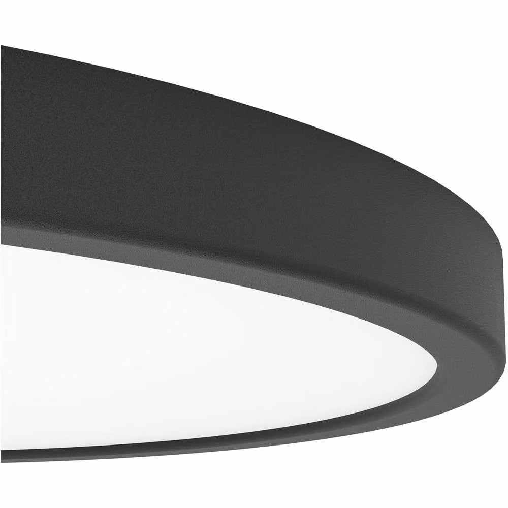 Loops 2 Pack Black Round LED Ceiling Lights for Modern Indoor Use – 4