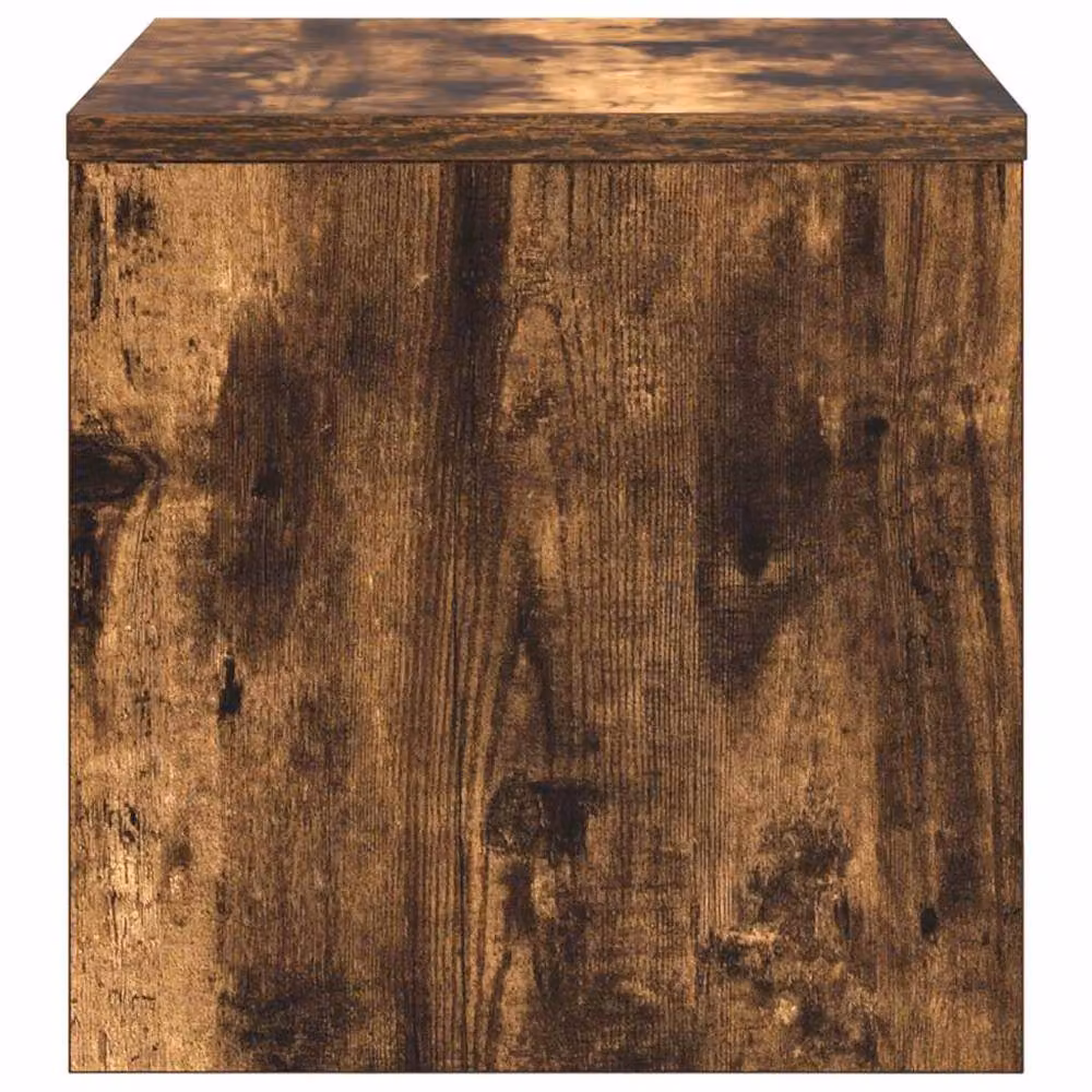 Berkfield Home Classic Bedside Cabinet in Smoked Oak Brown, W/D/H: 40 x 30 x 30 cm – 4