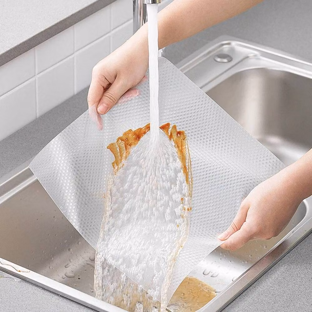 NESTLUNE Non-Slip Transparent Drawer Mat for Kitchen Cabinets, W: 52 cm x L: 500 cm – 2
