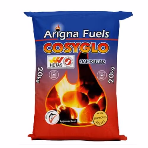 Warma CosyGlo Smokeless Coal, 20kg, Black – 1