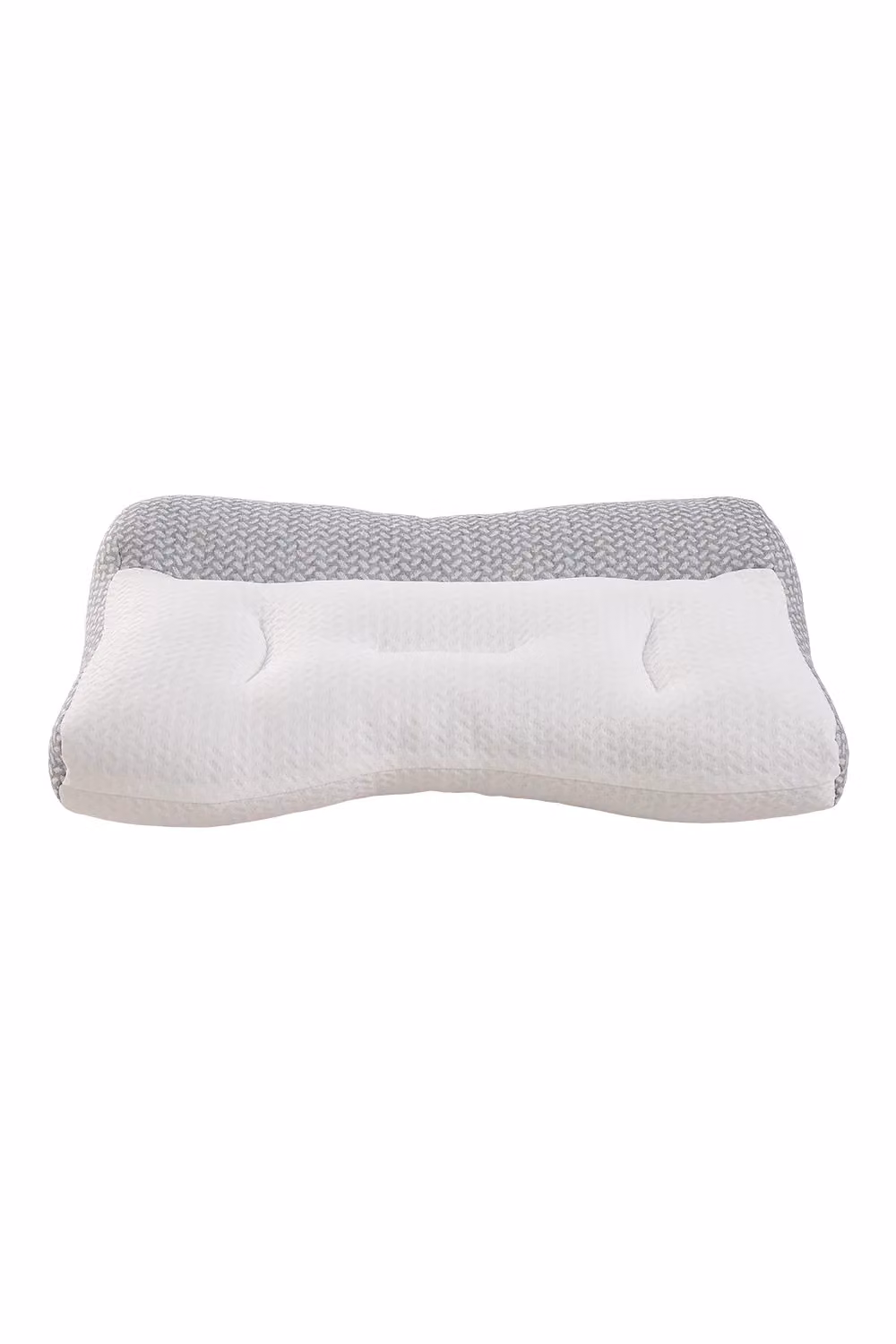 Living and Home Ergonomic Anti-Traction Pillow in White – 4