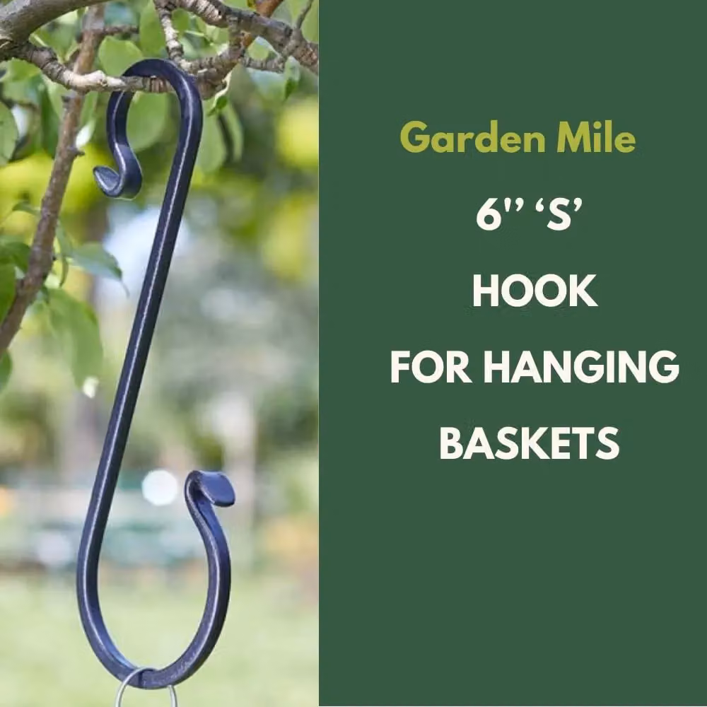Marco Paul 6 inch Black Metal S Tree Hook – 3