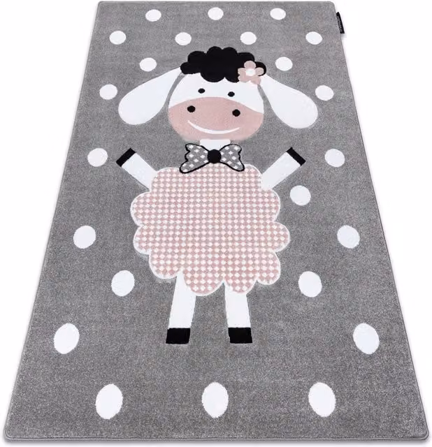 RugsX Petit Kids Motif Rug in Grey, W: 180 cm, L: 270 cm – 1