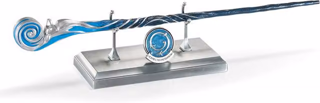 Noble Collection Harry Potter Expecto Patronus Celebration Wand 2025 Limited Edition in Blue and Silver