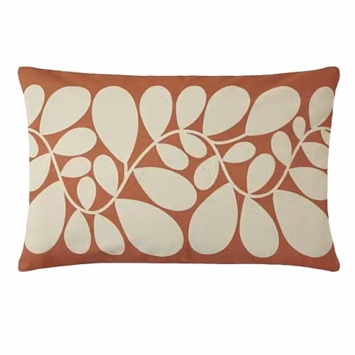 Ashley Wilde Striped Rectangular Cotton Cushion in Pink and Red, W/D/H: 40 x 40 x 40 cm – 2