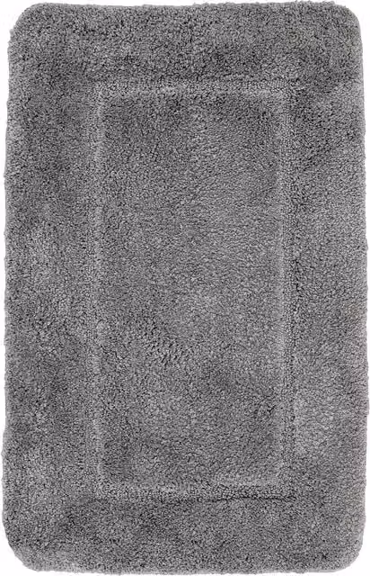 Velosso Mayfair Microfibre Cashmere Feel Non-Slip Bathmat in Grey