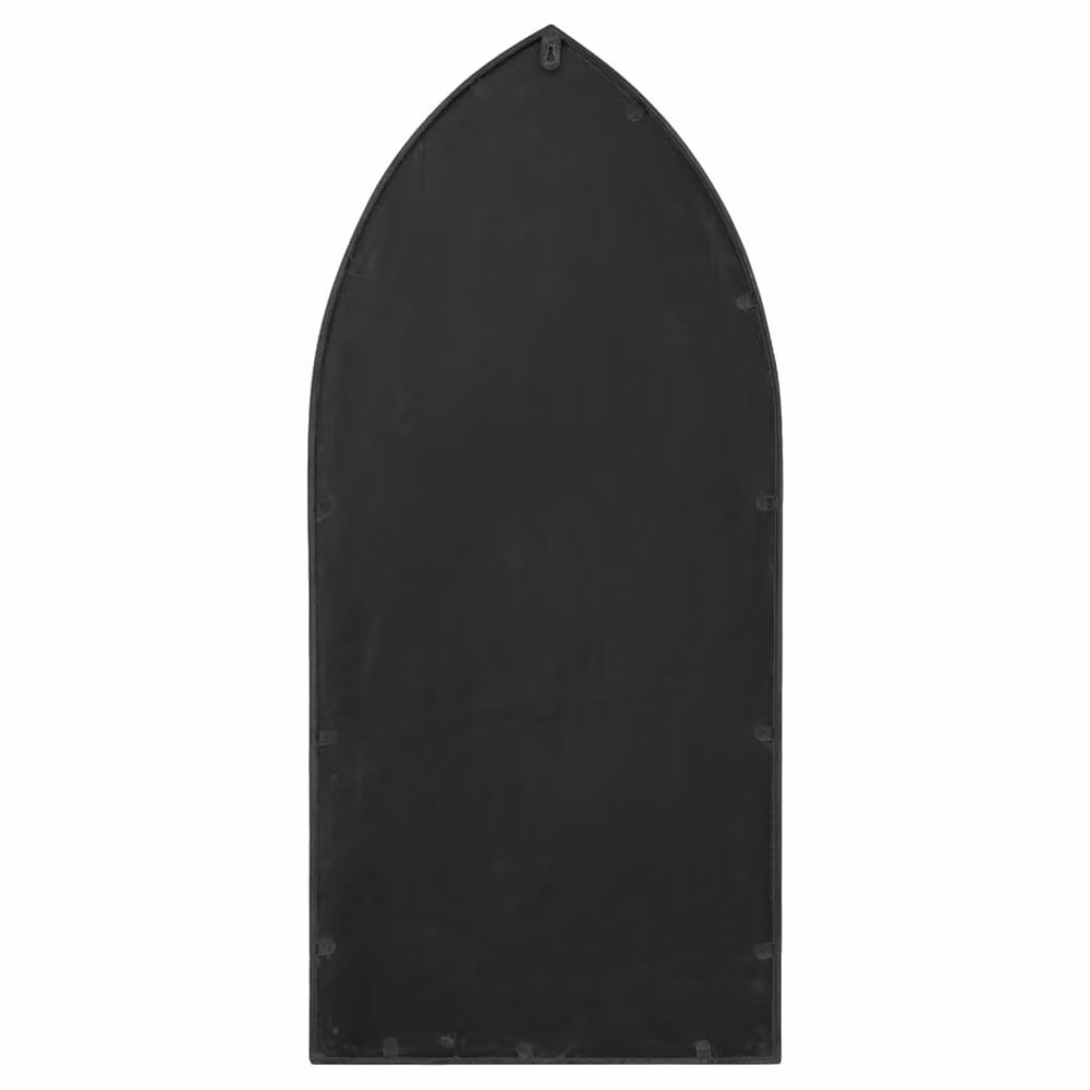 Berkfield Home Rectangular Mirror in Black Metal and Glass, W: 70 cm, H: 30 cm – 4