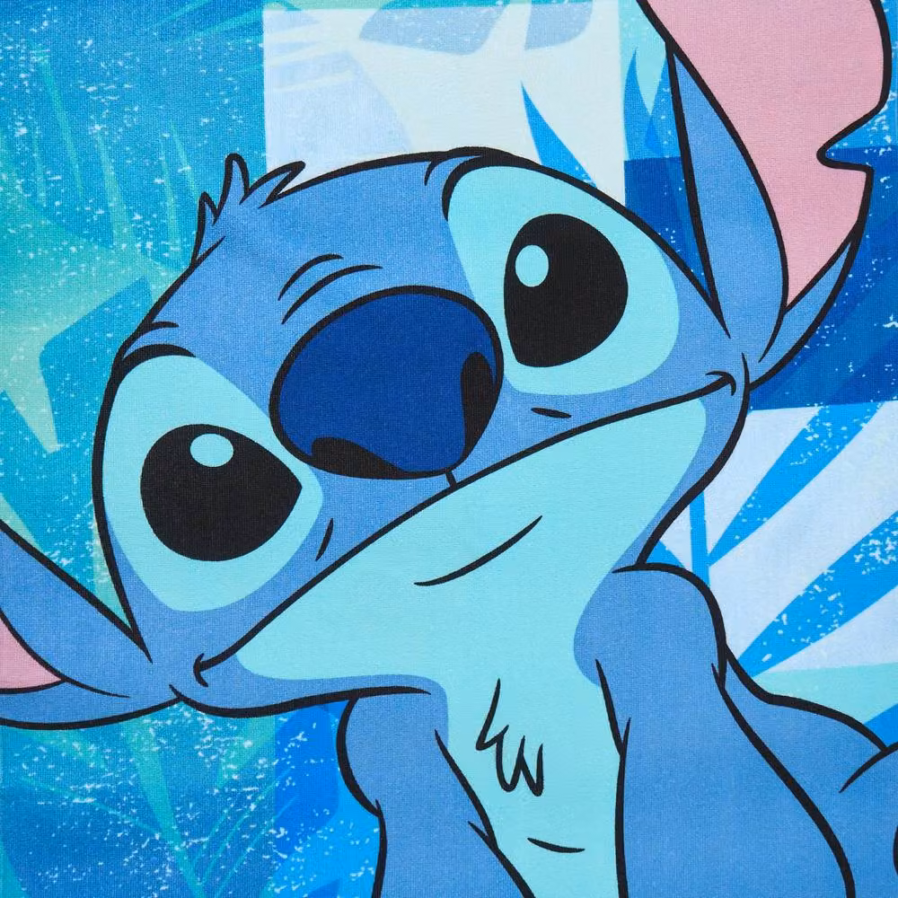 OHS Kids Stitch Blue Microfibre Beach Bath Towel, Quick Drying – 2