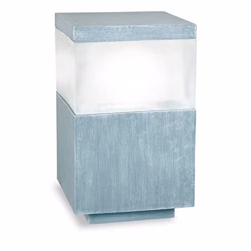 Netlighting Qbis Linea Verdace Outdoor Pedestal Light in Grey IP44