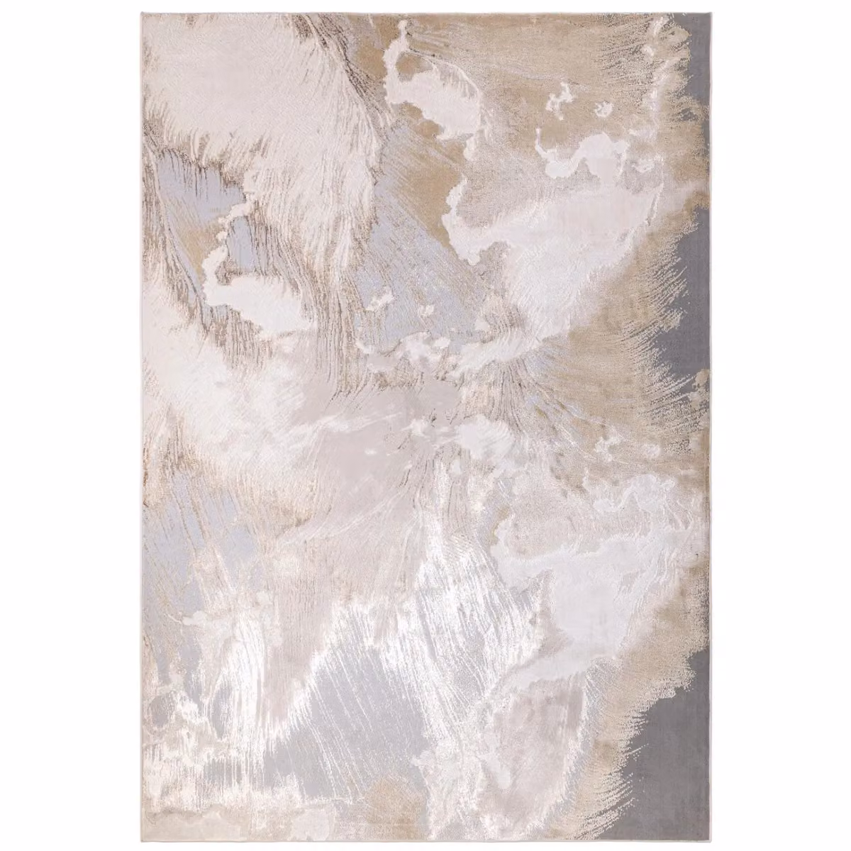 The Rug Shop UK Modern Abstract Area Rug in Beige, W/D: 200 x 290 cm – 2