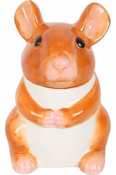 KDMD Orange Ceramic Mouse Shaped Tabletop Oil Burner for Tealights – 2