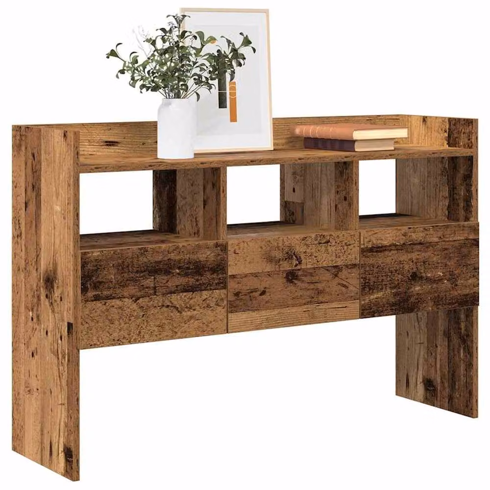 Berkfield Home Old Wood Sideboard in Brown, Engineered Wood, W: 105 cm, D: 30 cm, H: 70 cm – 2