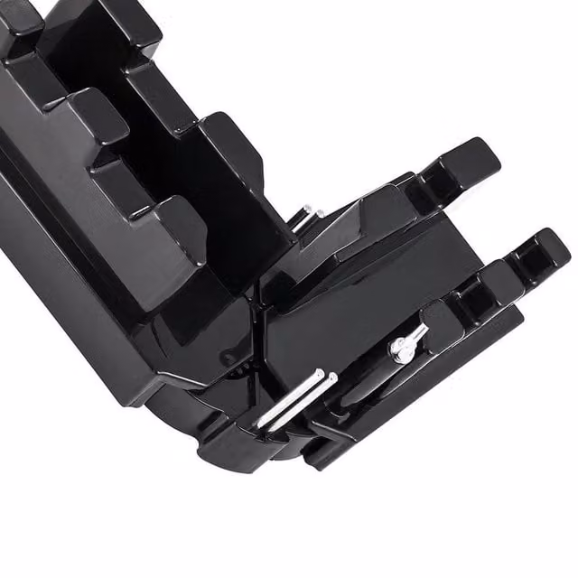 NESTLUNE 2-in-1 Woodworking Protractor Mitre Angle Measuring Tool, Black, W: 10000 mm, H: 520 mm