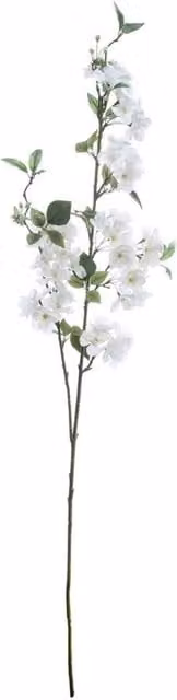 KDMD Luxury White Cherry Blossom Spray, Height: 127 cm