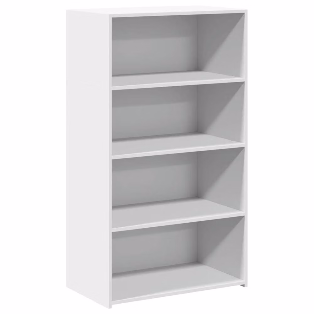 Berkfield Home Modern White Highboard in MDF, W/D/H: 70 x 41 x 124 cm – 2