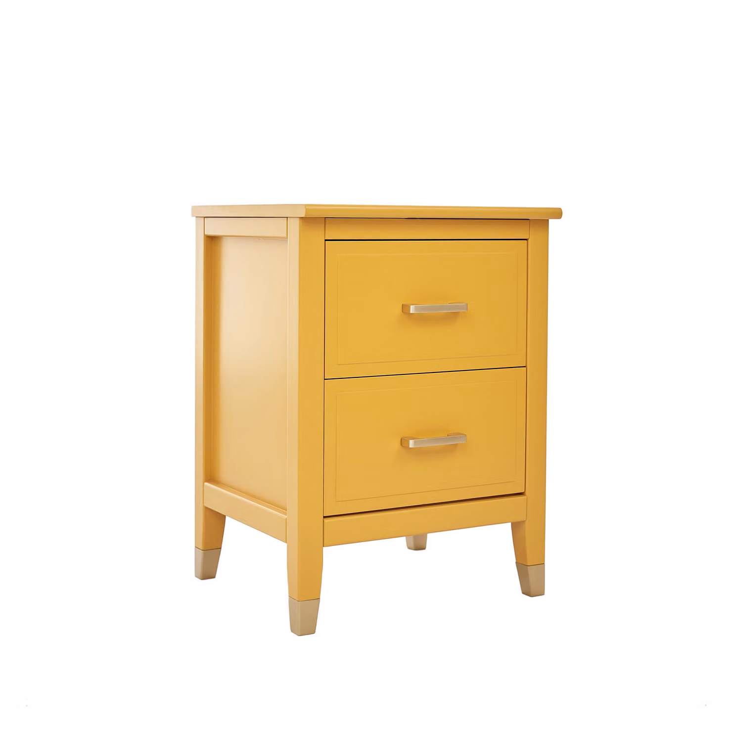 Cabinet Bits Palazzi 2 Drawer Bedside Table in Yellow – 2