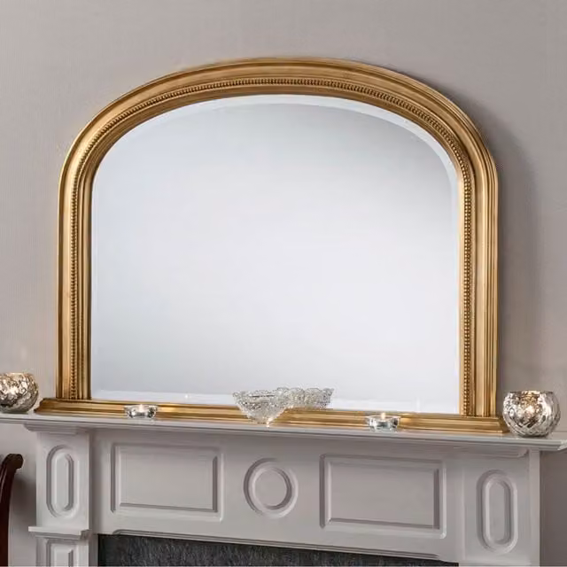 Yearn Modern Gold Tabletop Mirror