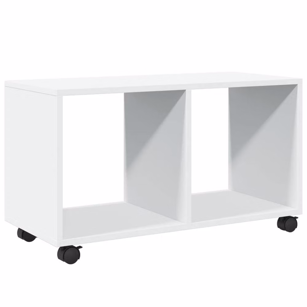 Berkfield Home vidaXL Rolling Cabinet in White, W/D/H: 72 x 33 x 42.5 cm – 2