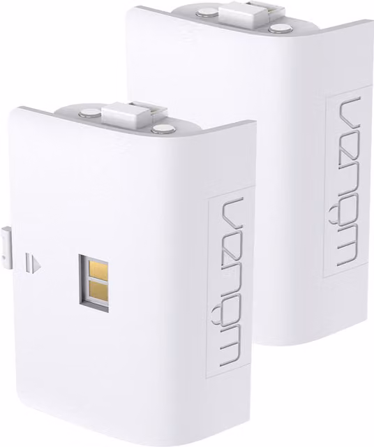 Venom Replacement Battery Packs for Xbox Charging Dock, White