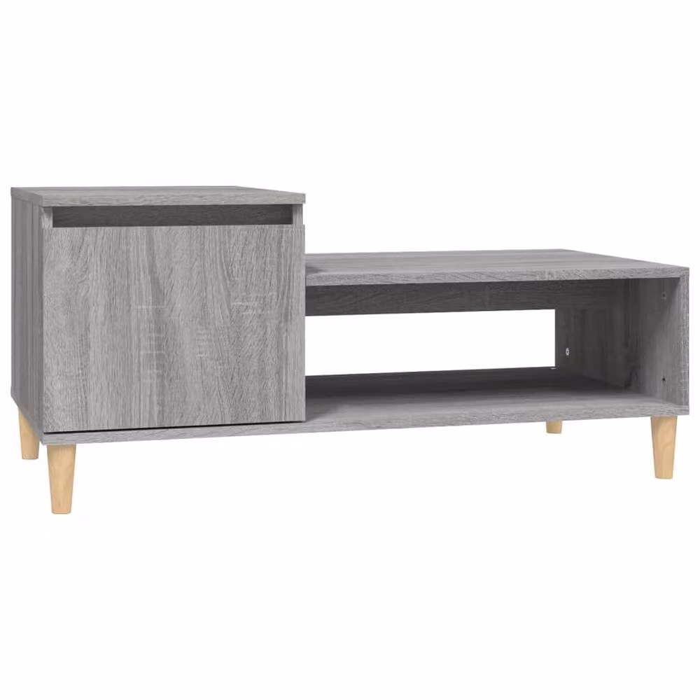 Berkfield Home Grey Sonoma Decorative Coffee Table, W: 100 cm, D: 50 cm, H: 45 cm – 2