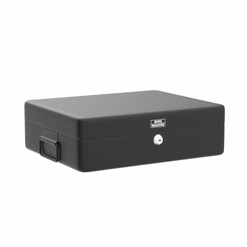 Sterling DB01 Black Steel Document Box with Handles, W/D/H: 30.48 x 30.48 x 30.48 cm – 4