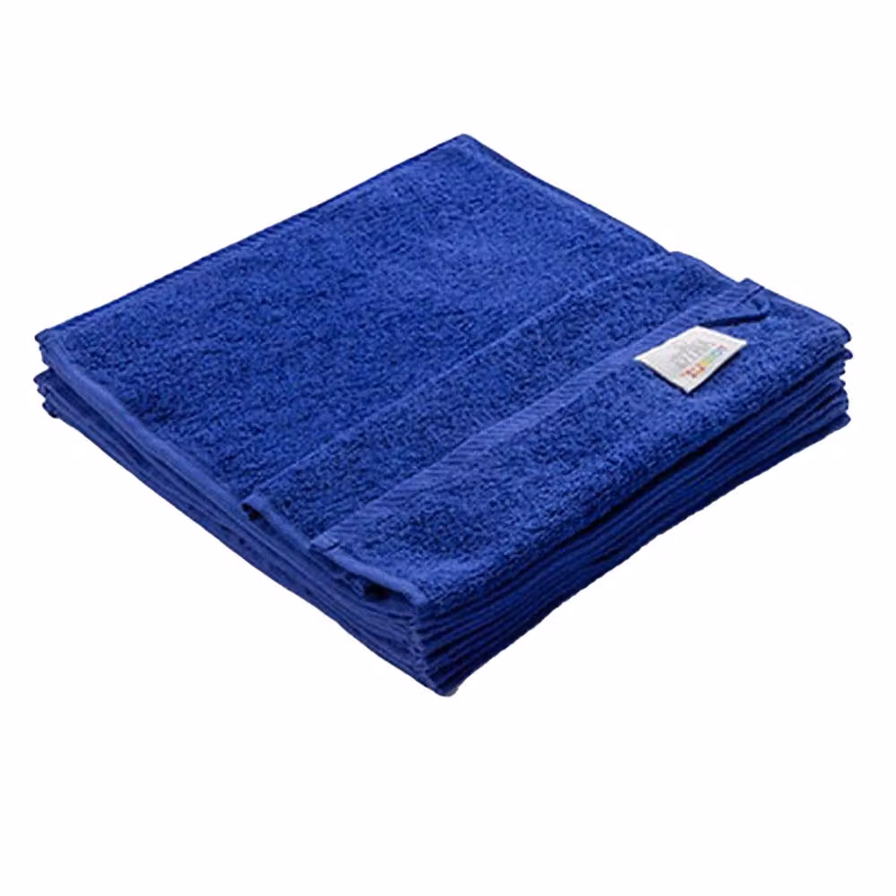 ARTG Plain Blue Cotton Terry Face Towel – 2