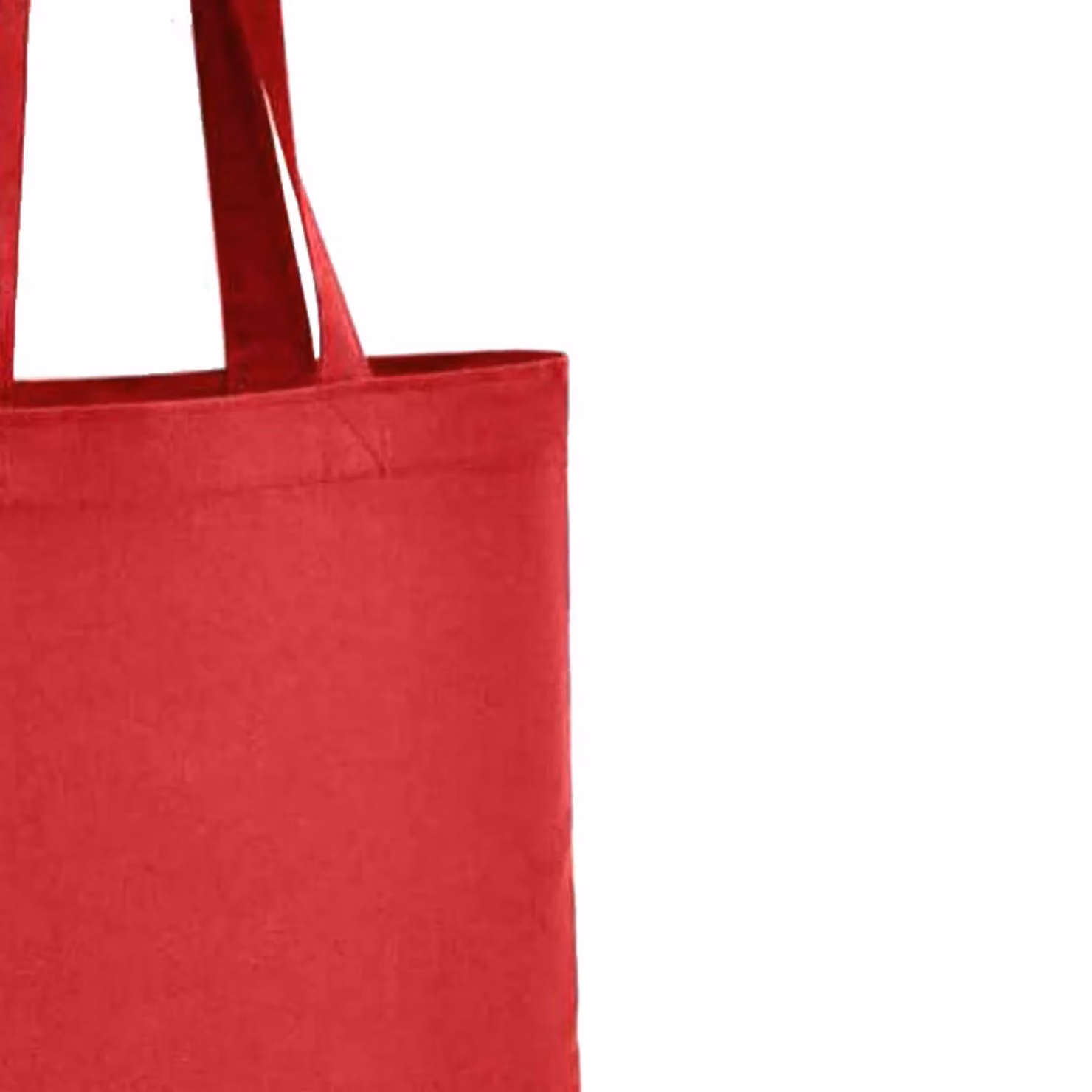 Brand Lab Cotton Short Handle Tote Bag in Red – 2