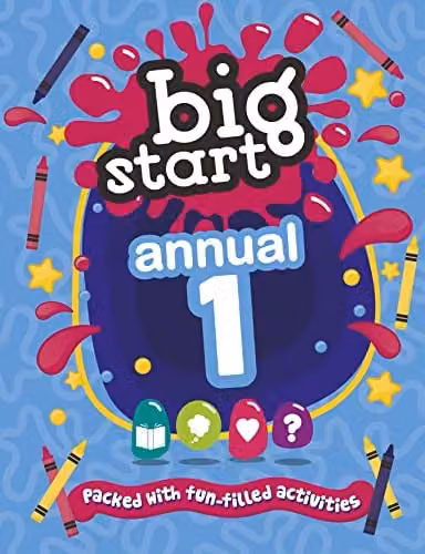 Candle Books Big Start Annual 1 Multicolour Paper Activity Book