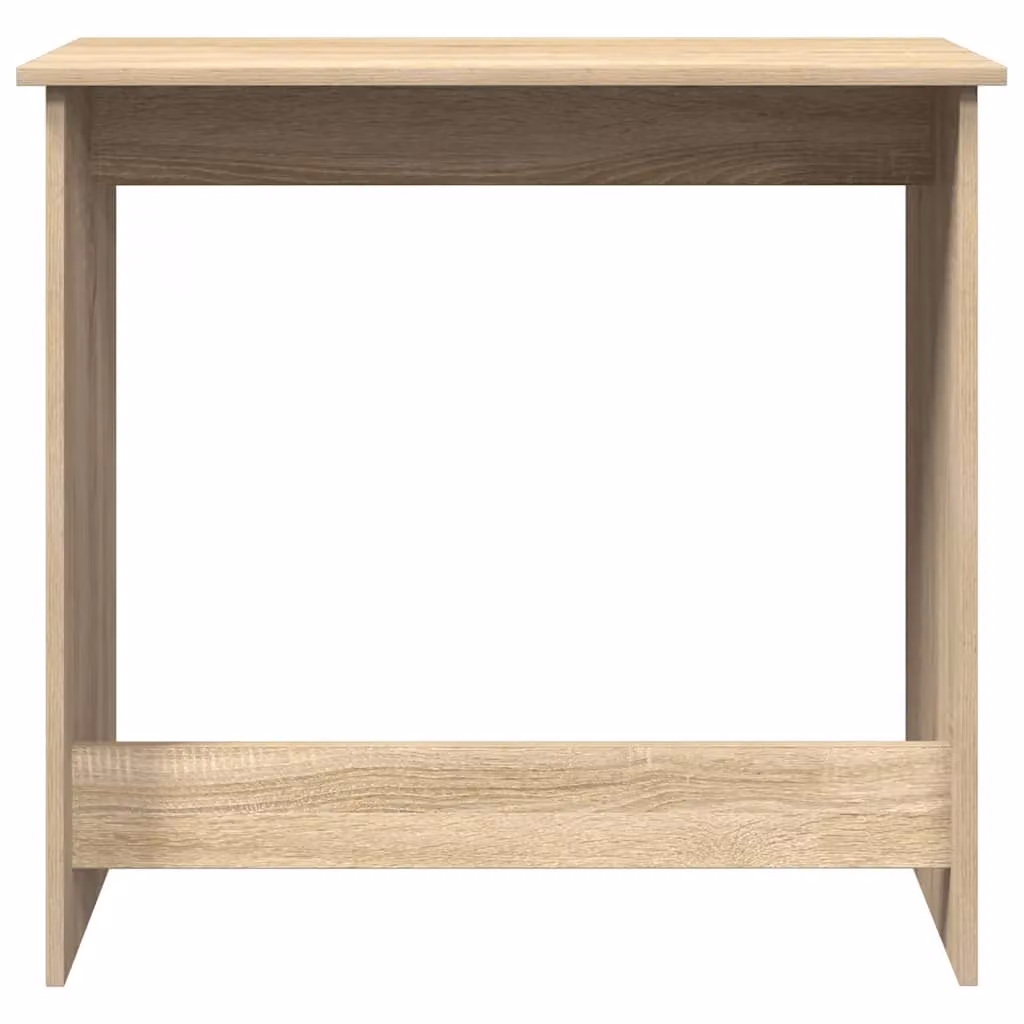 Berkfield Sonoma Oak Writing Desk in Brown, W/D/H: 80 x 40 x 75 cm – 3