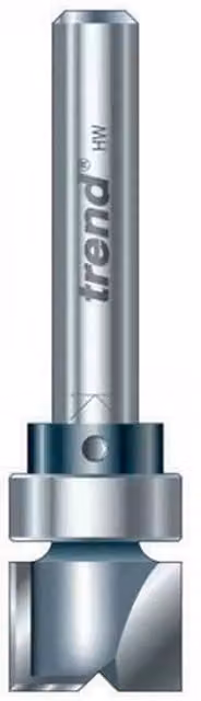 TREND 46/92 X 1/4 Tct 90 Shank Mounted Template Profiler, Grey, 15.9 x 19.1 mm