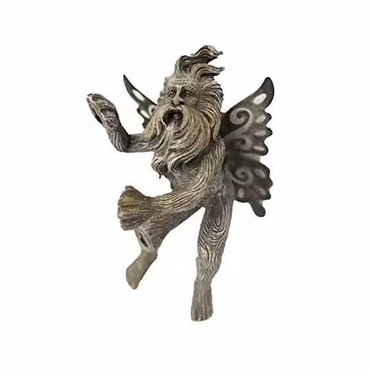 Marco Paul Fairy Garden Tree Ornament Peeker Branch Hugger in Bronze – 3