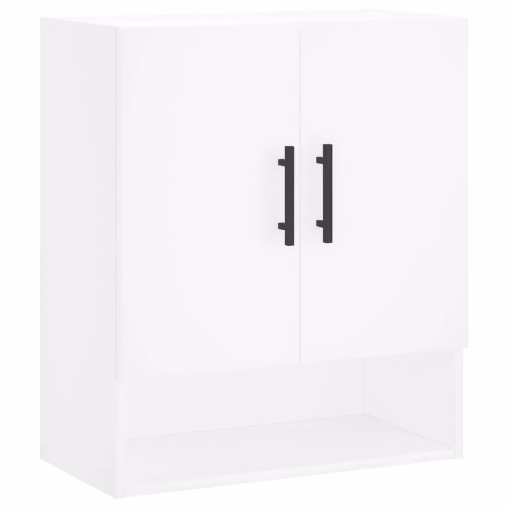 Berkfield Home White Wall Cabinet in Matt MDF, W/D/H: 60 x 31 x 70 cm – 2