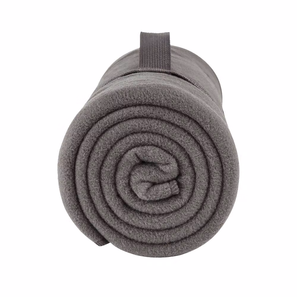 SOL'S Charcoal Grey Plaid Fleece Blanket – 2