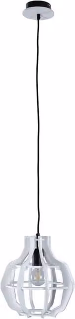Netlighting Bento Wire Frame Pendant Ceiling Light in Black or White, Diameter: 28 cm, E27