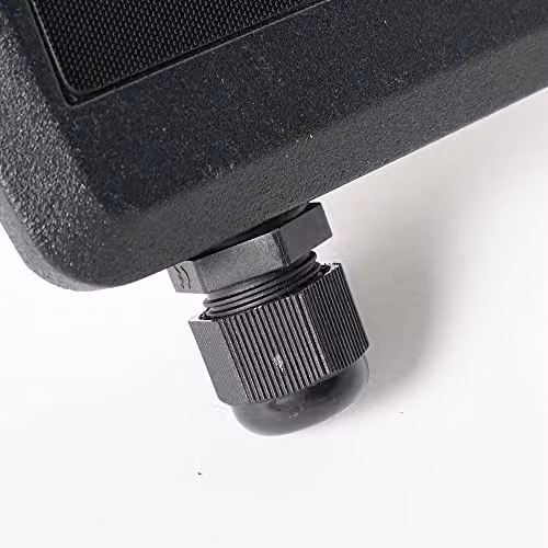 MiniSun 30W LED Slimline IP65 Black Outdoor Wall Flood Light with Cool White Bulb – 7